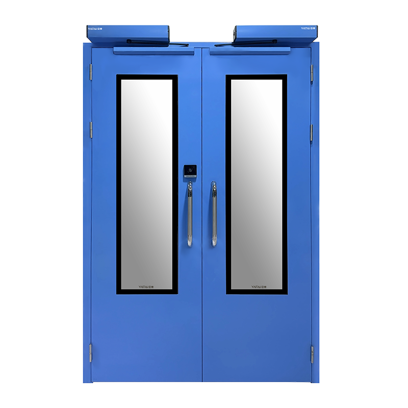 Cửa xoay tự động bằng thép